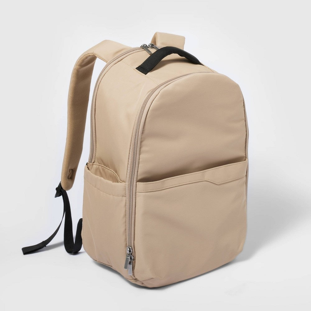 17.5" Backpack Beige - Open Story - Bellso